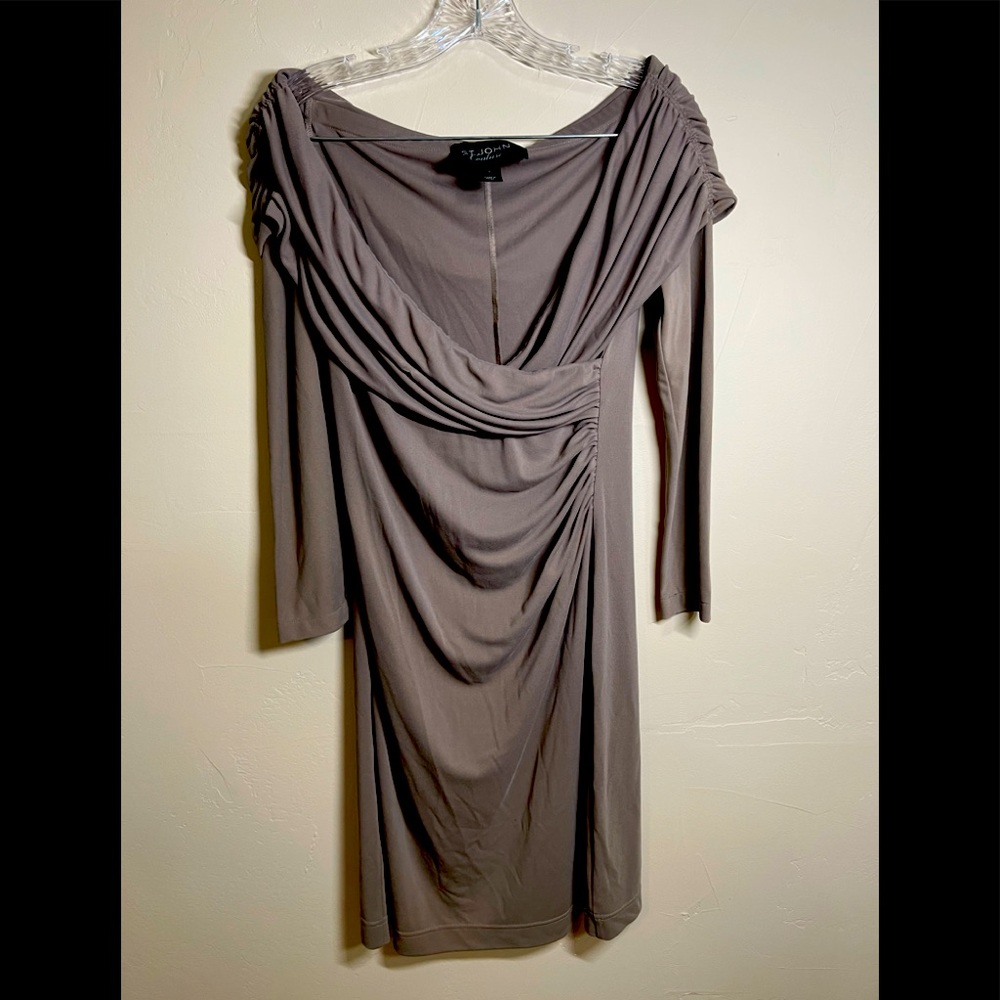 COPY - St. John Couture drape wrap dress size 4